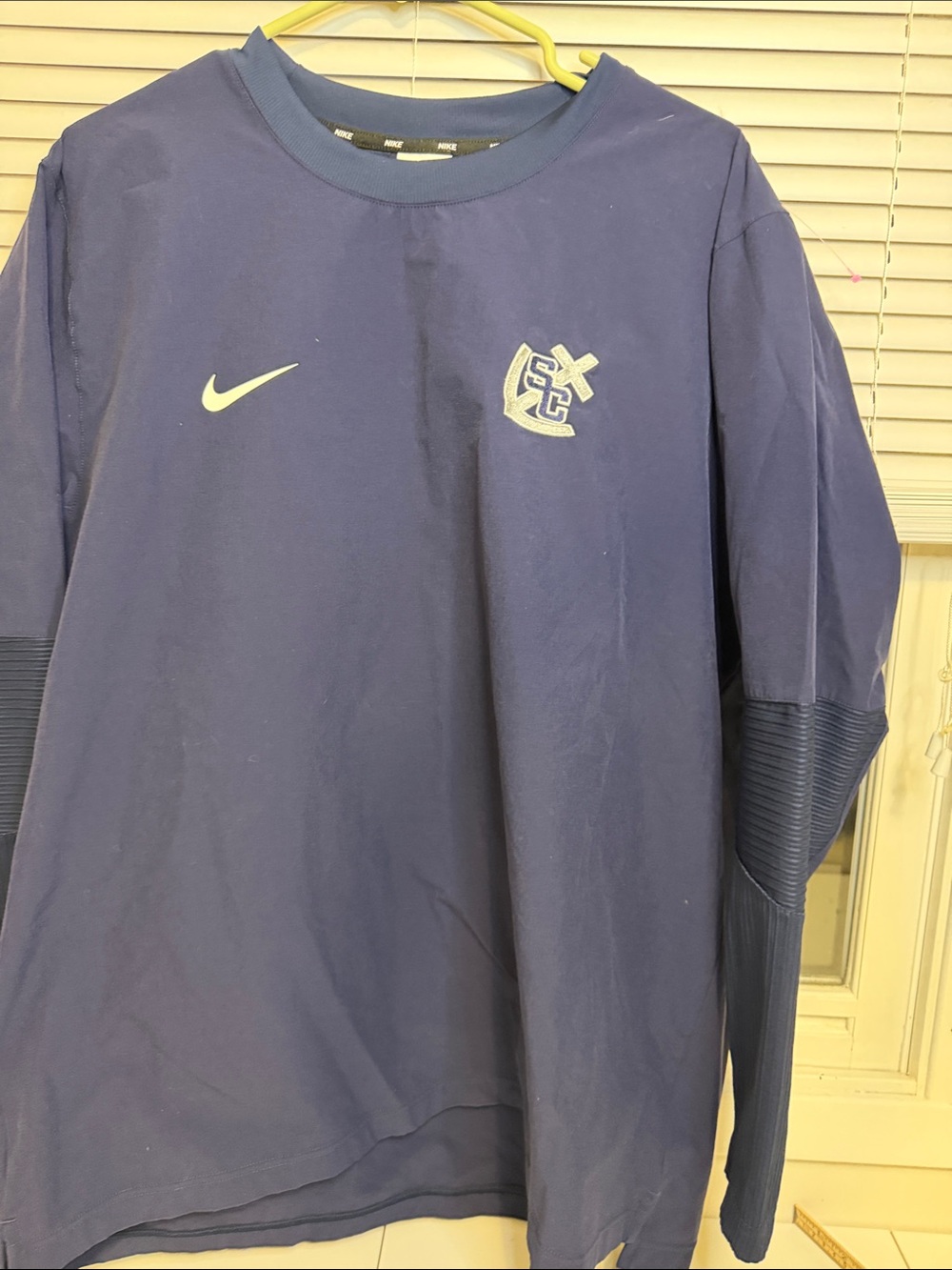 Nike South Christian HS sailors Navy blue long sleeve training Quarterback- LG